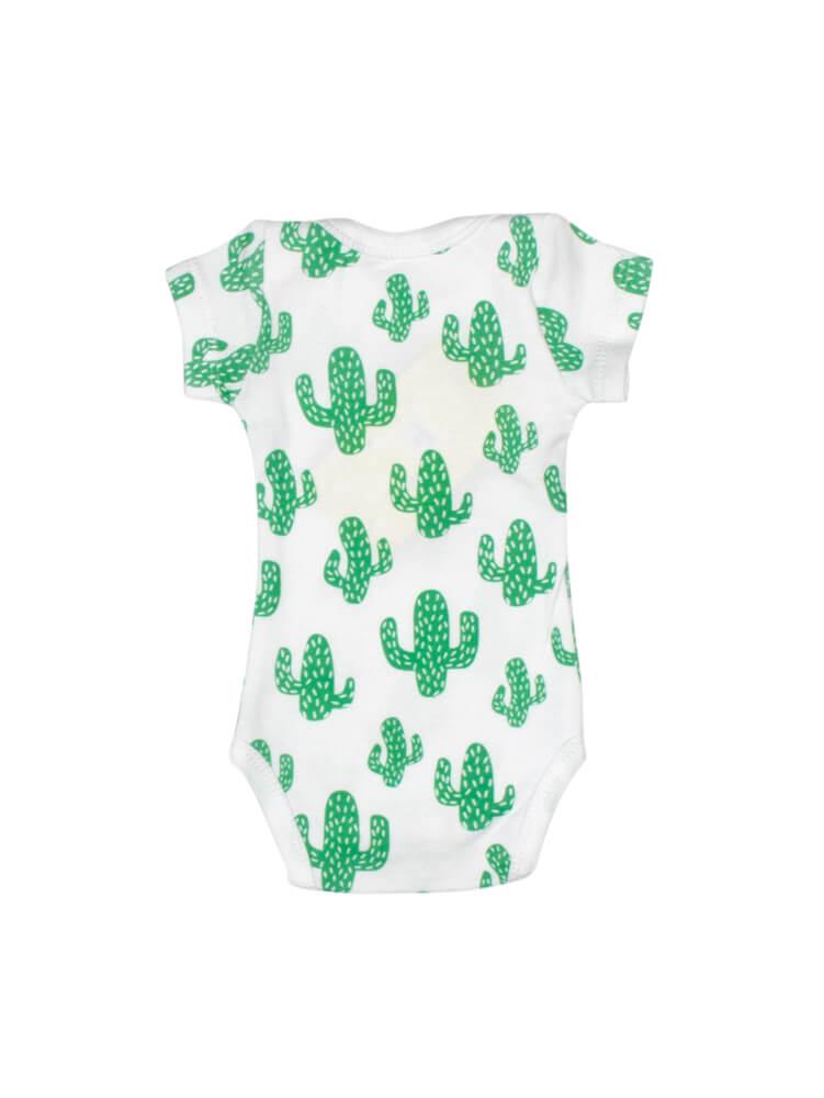 Боди детский Кактус 50 см Белый (1592-50) - фото 2