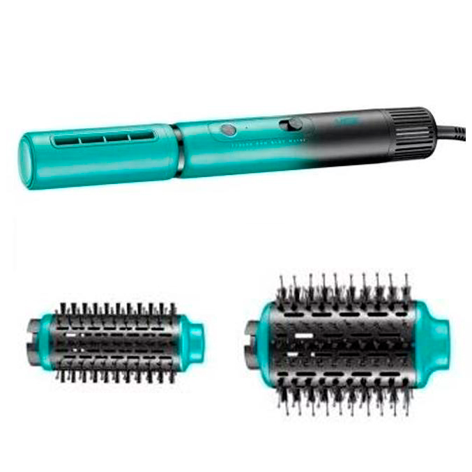 Фен-стайлер VGR V-489 Professional с 3 насадками 1100-1300 Вт Green (2685663344)