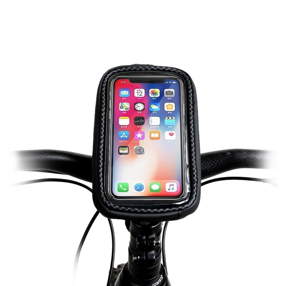 Велосумка на раму Rhinowalk Bike Phone 6.5 E001 Black - фото 8