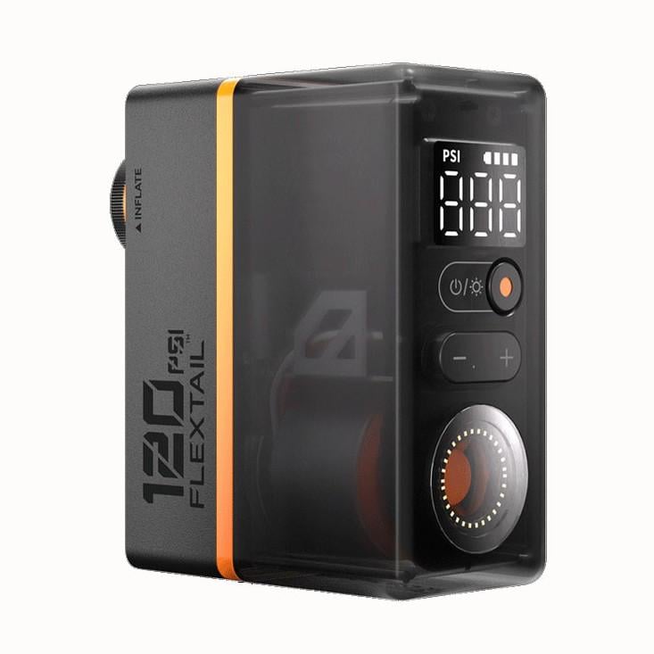 Насос велосипедный электрический Flextail Tiny Tire Pump ACS 120 PSI LED-дисплей Black (6975755966342) Насос велосипедный электрический Flextail Tiny Tire Pump ACS 120 PSI LED-дисплей Black (6975755966342)