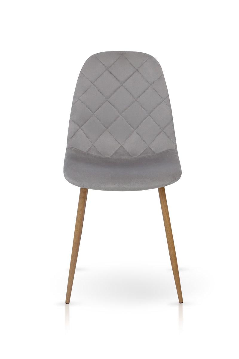 Стілець кухонний Ембер-L Мікс Меблі Термо/Велюр Сірий - фото 3 Стілець кухонний Ембер-L Мікс Меблі Термо/Велюр Сірий - фото 3