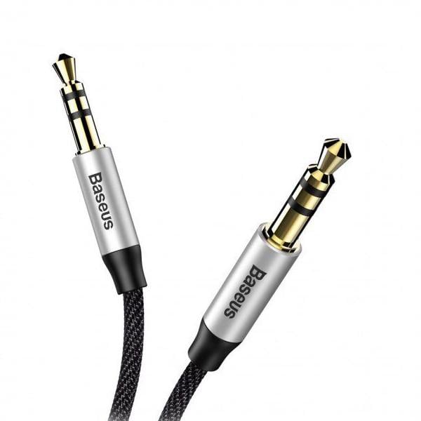 Кабель BASEUS Yiven Audio Cable M30 Jack 3,5 Jack 3,5 AUX 1,5 м Black (CAM30-CS1)