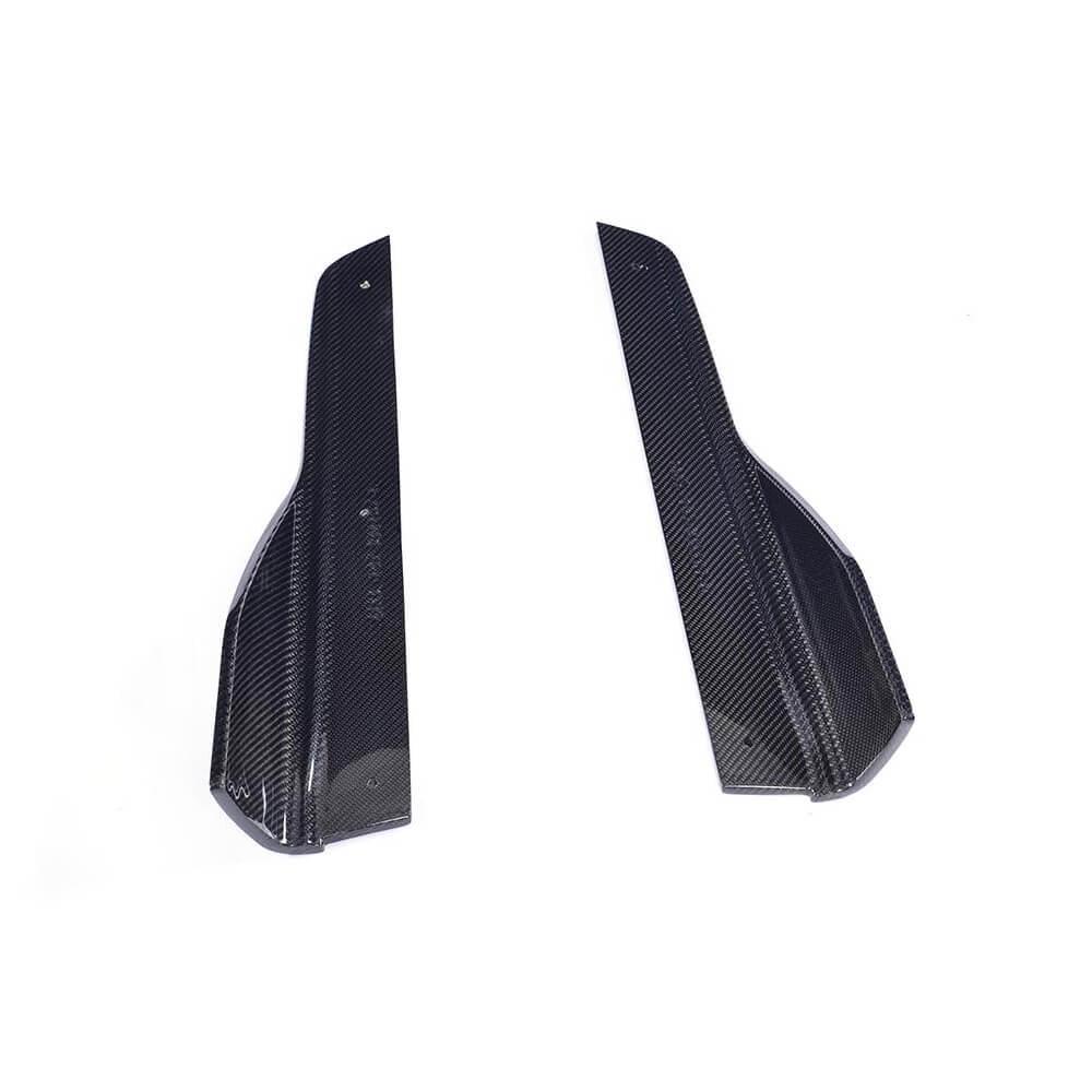 Накладки на пороги DDCarbon V1 для BMW 4 F-32 2012-2020 гг. натуральный карбон (137142)