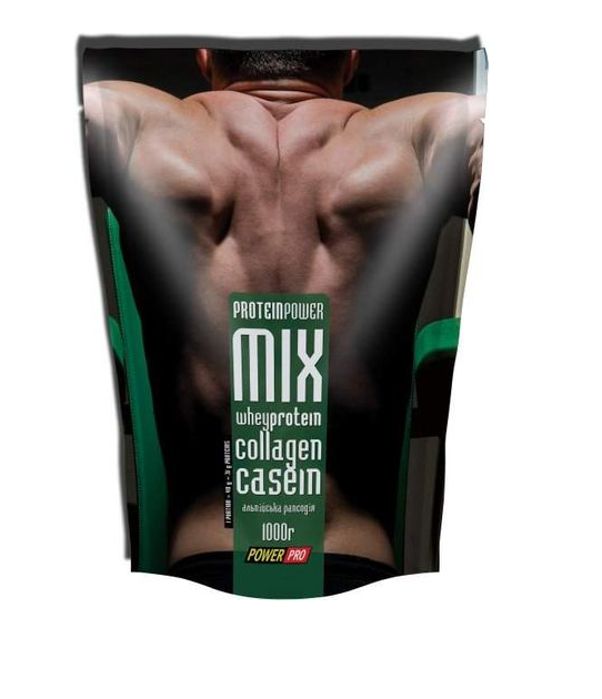 Протеин POWER PRO Protein Mix 1000 g 25 servings Альпийские травы