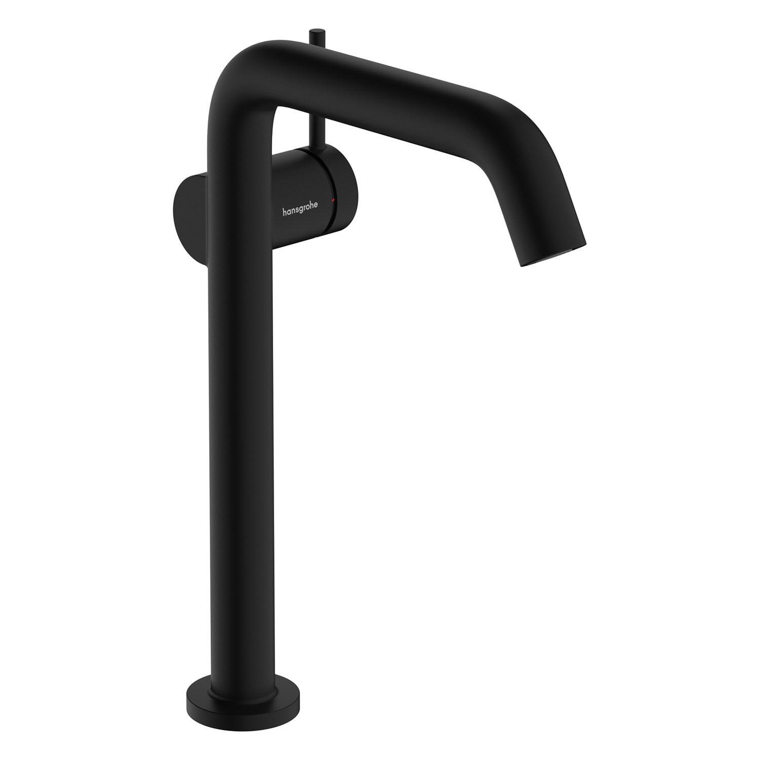 Смеситель для умывальника Hansgrohe Tecturis S EcoSmart+ 73372670 высокий Черный (196248)