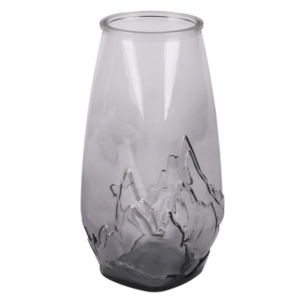 Ваза настольная R35692 8х22 см Прозрачно-серый (33352732)