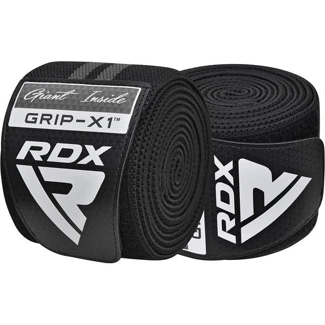 Бинты на колени RDX KR11 GYM Knee Wrap Black/Grey (WAH-KR11BG) - фото 2