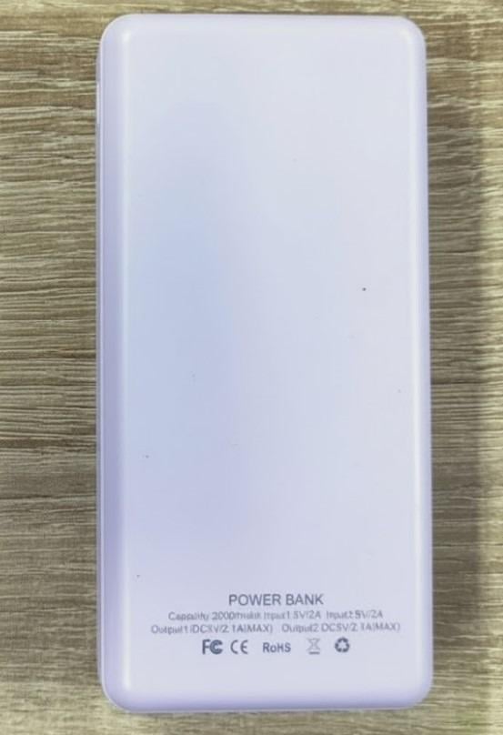 Повербанк Hoco 20000 mAh з двома USB-виходами Білий (2104618823) - фото 4 Повербанк Hoco 20000 mAh з двома USB-виходами Білий (2104618823) - фото 4