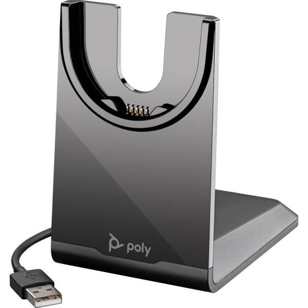 Зарядна станція-підставка для навушників Poly Voyager USB-А Чорний (602479) - фото 1