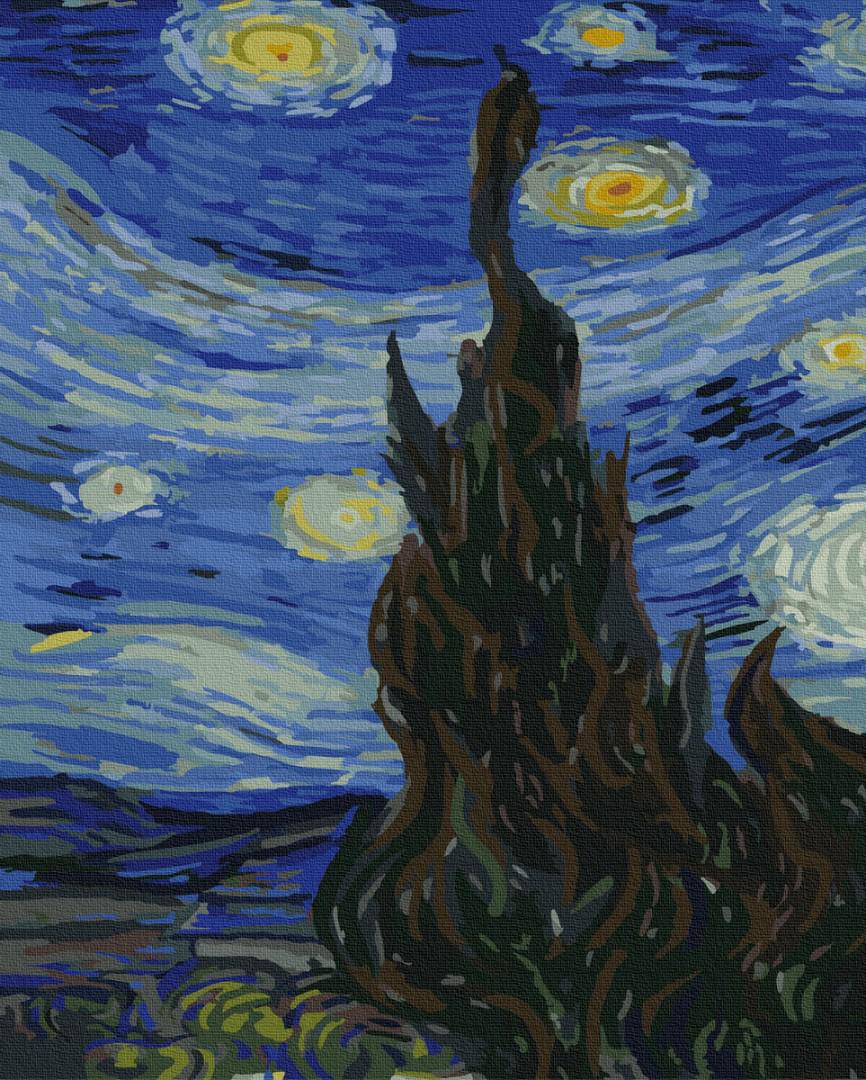 Картина по номерам Brushme Звездная ночь 40x50 см (GX4720)
