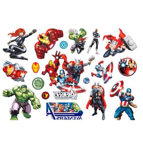 Детские татуировки Marvel Tattoo Set (3700-7)