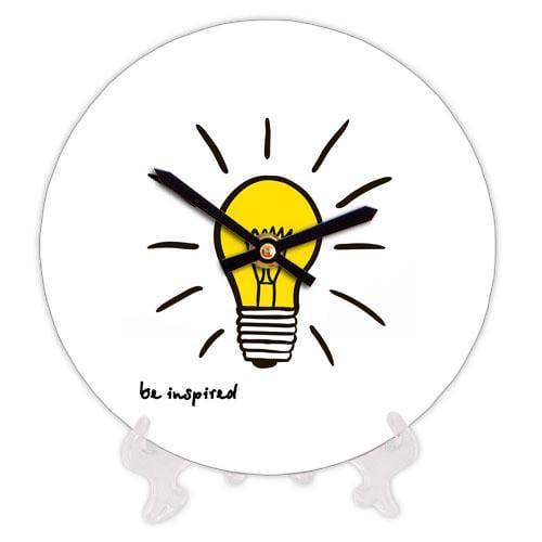 Часы настенные круглые Presentville Лампочка 18 см (CH18 P 15S163)