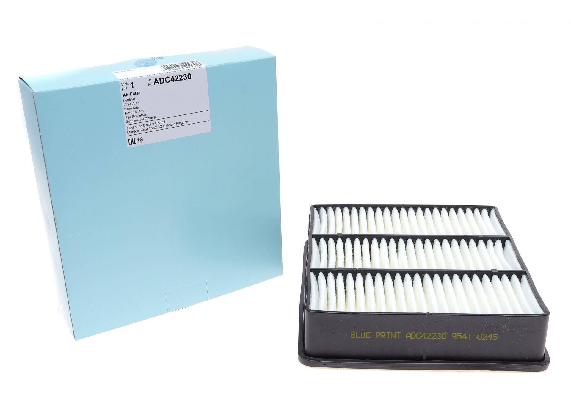 Фильтр воздушный BLUE PRINT для Mitsubishi Colt V/Galant VI/Lancer/Outlander 1,3-2,4TDI 95- (ADC42230)