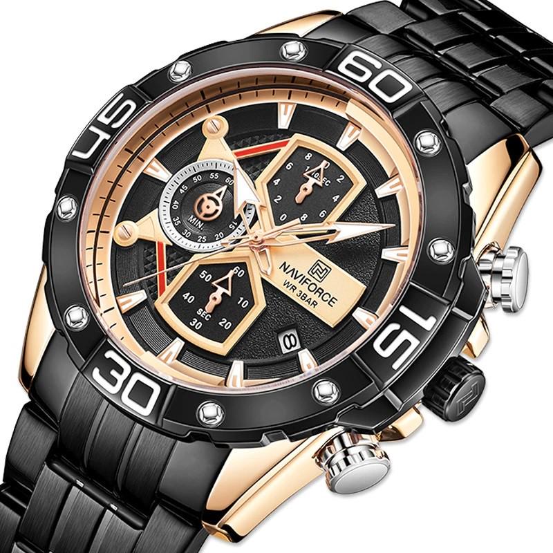 Мужские часы Naviforce NF8018 Черный