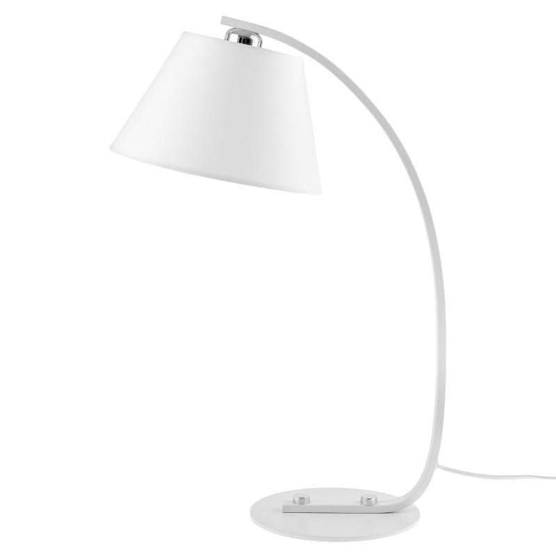 Настольная лампа декоративная для офиса для дома BL-475T/1 E27 WH (25-206)