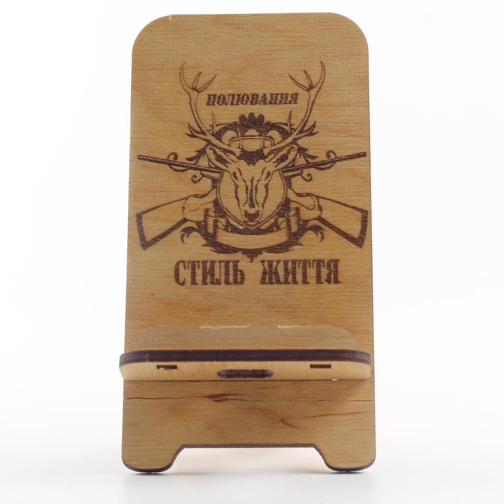 Підставка-тримач для телефону з дерева 46 (03020049) Підставка-тримач для телефону з дерева 46 (03020049)