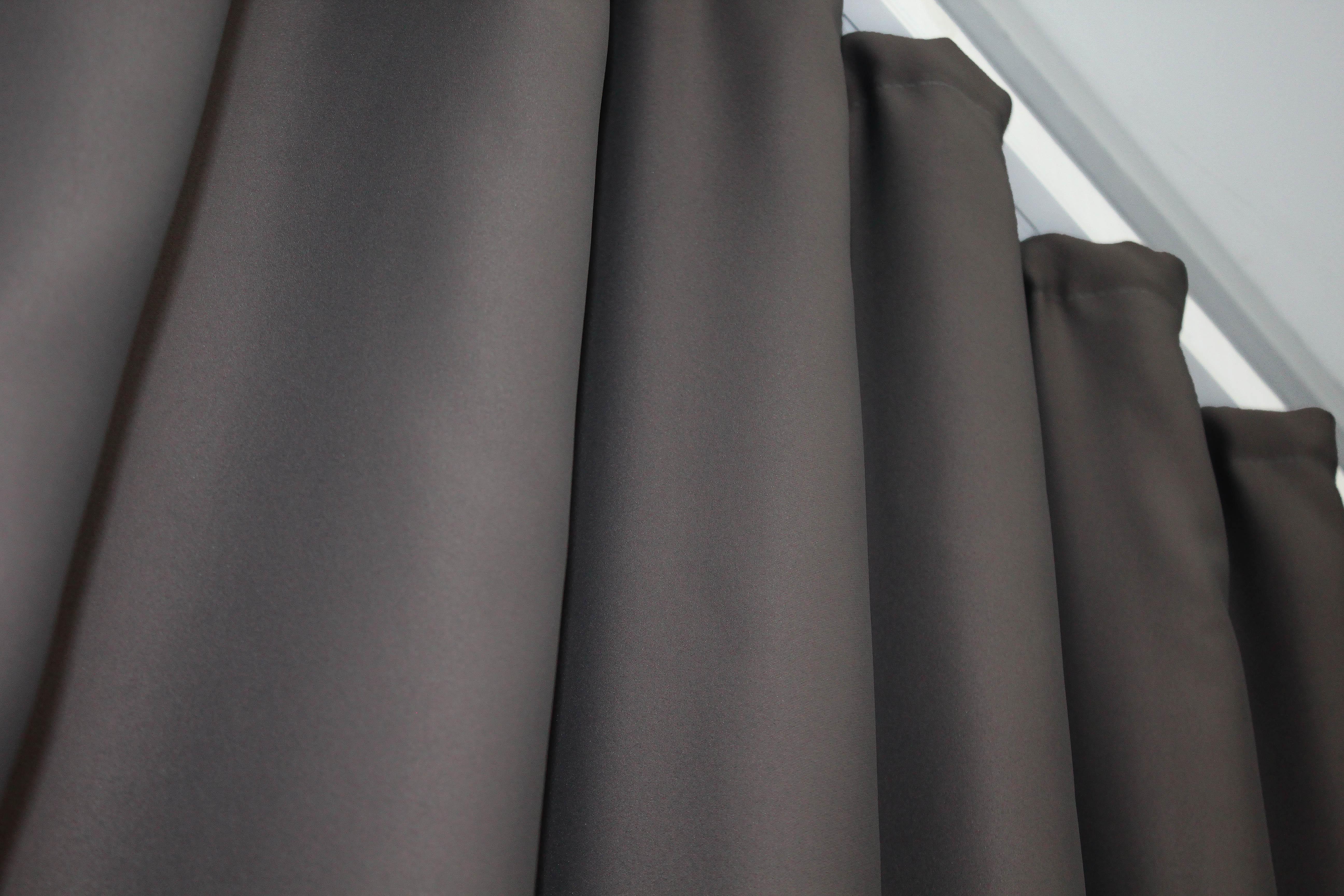 Комплект штор VR-Textil Fusion Dimout №833ш 100х270 см 2 шт. Темное какао (31-355) - фото 7 Комплект штор VR-Textil Fusion Dimout №833ш 100х270 см 2 шт. Темное какао (31-355) - фото 7