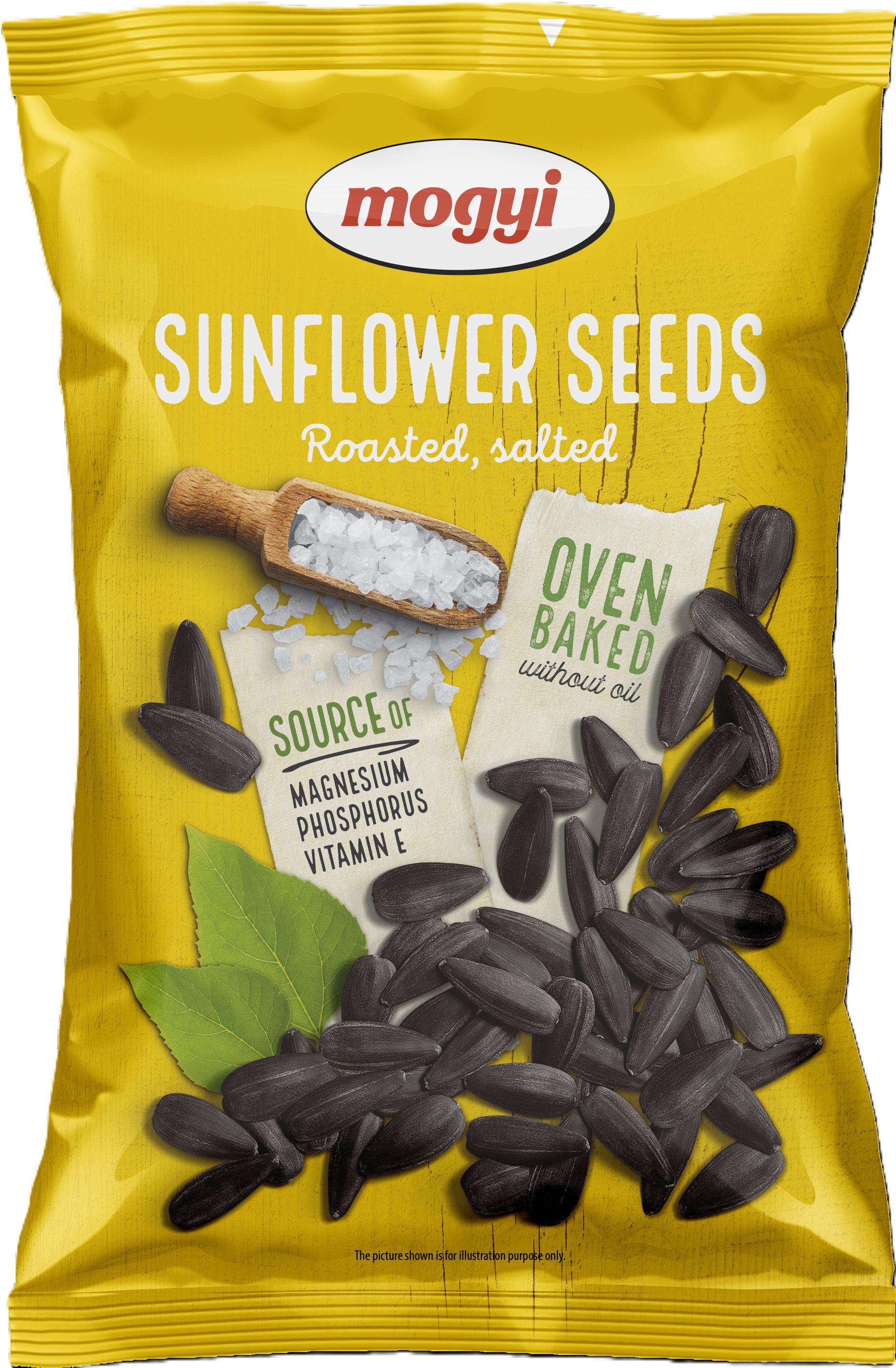 Насіння соняшника смажене Mogyi чорне підсолене 200 г (10019)