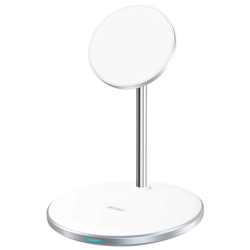 Зарядное устройство беспроводное WIWU Wi-W019 2 in 1 15W White (00000071973_1)