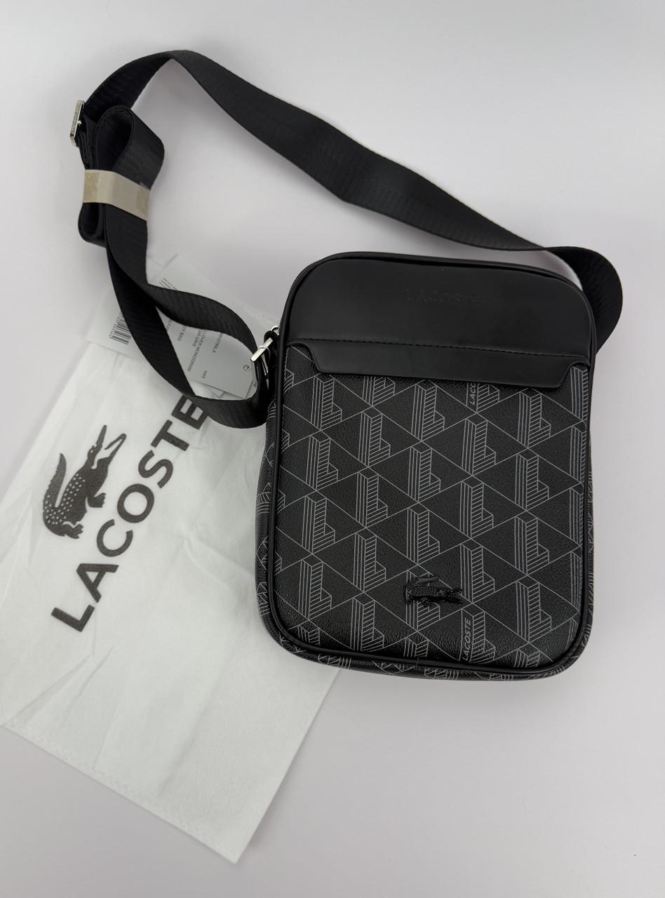Мессенджер через плечо Lacoste Черный - фото 2 Мессенджер через плечо Lacoste Черный - фото 2
