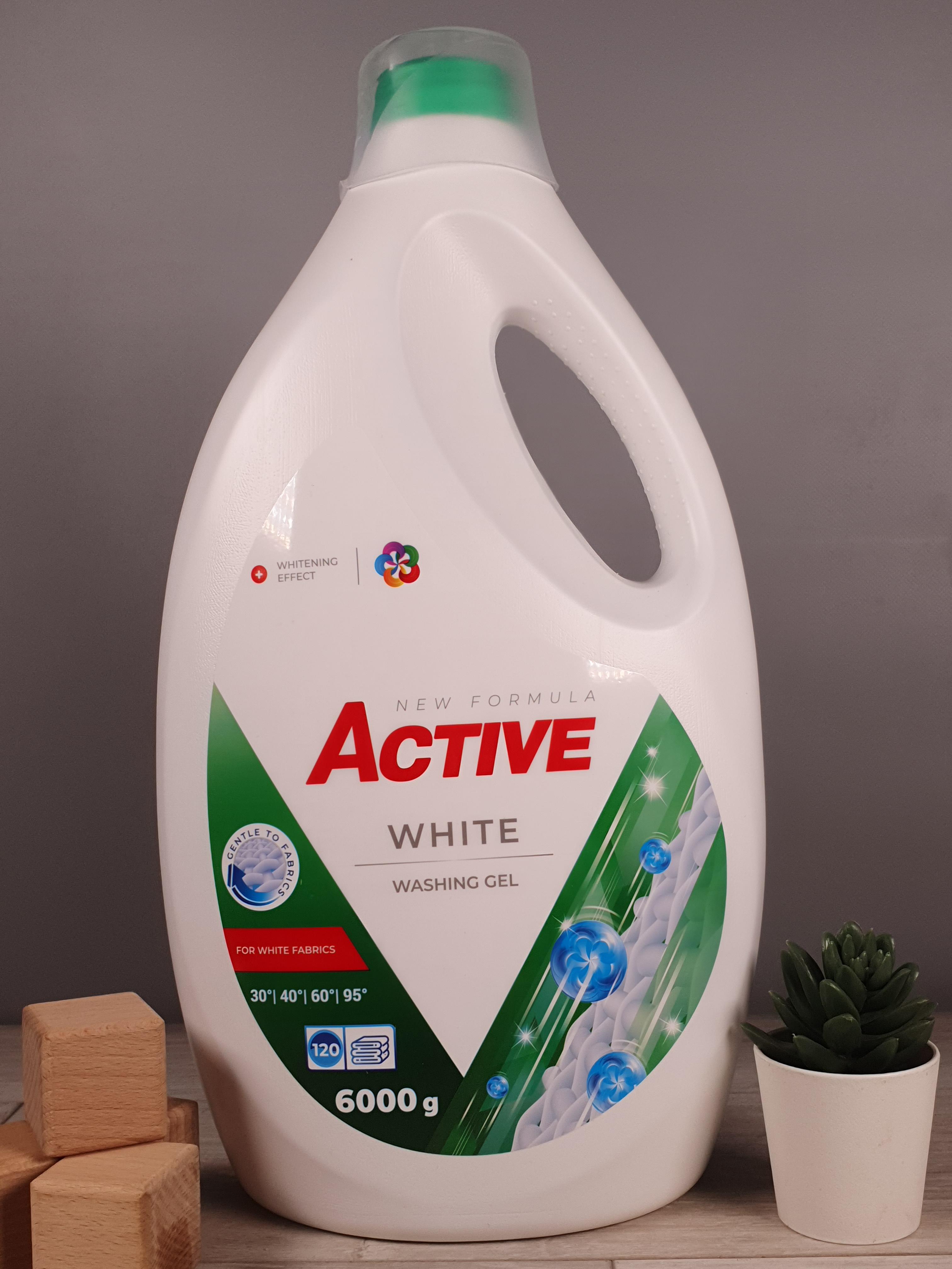 Гель для стирки Active White 6 л 120 стирок (13461464)