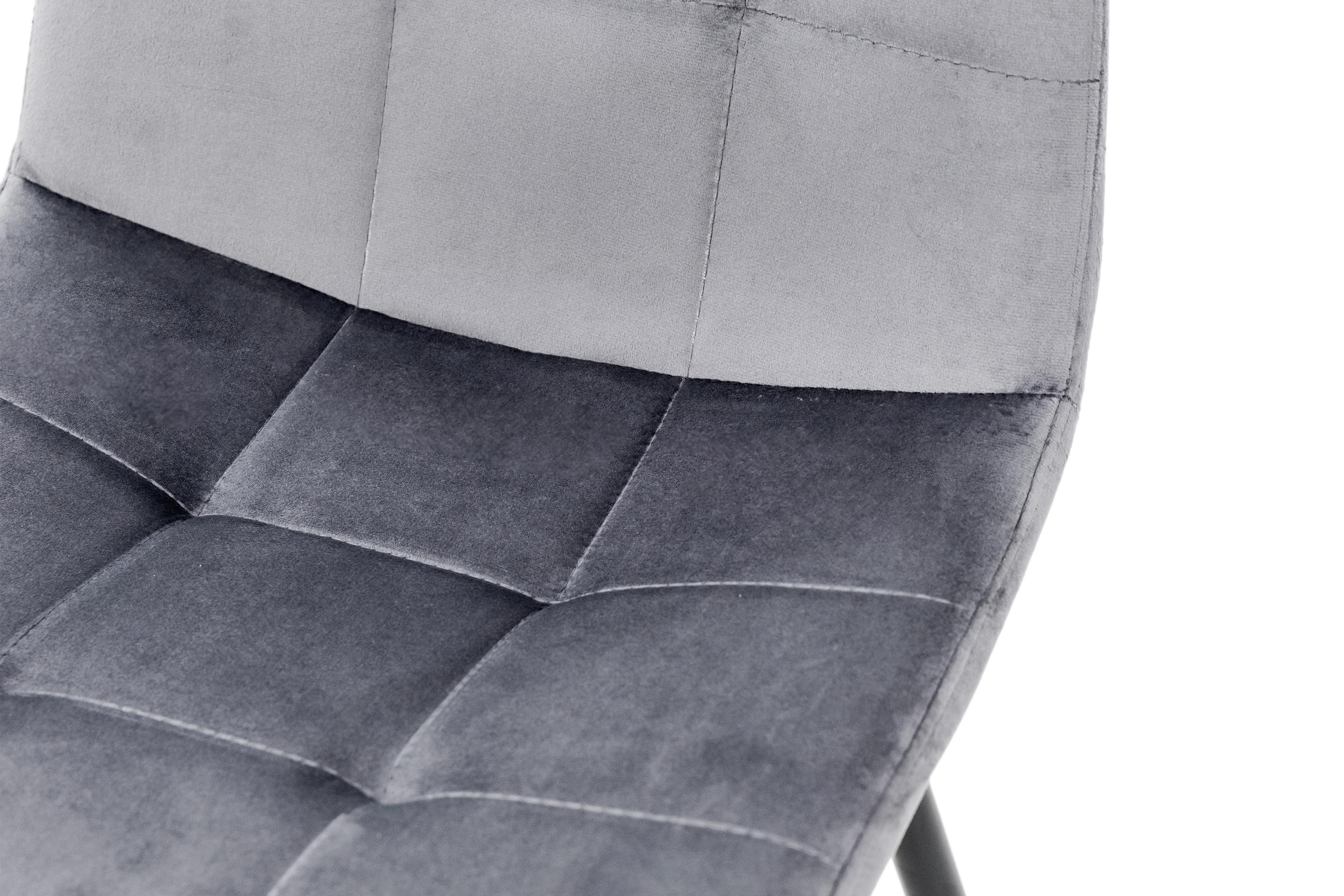 Стул для кухни и гостиной ГРЕЙС Ментос 420х870х450 мм Черный/Серый (GAА0054751) - фото 8 Стул для кухни и гостиной ГРЕЙС Ментос 420х870х450 мм Черный/Серый (GAА0054751) - фото 8