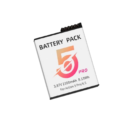 Акумулятор JH-AC5 для DJI Osmo Action 5 Pro Action 4 Action 3 2100 мАг Білий (_02) Акумулятор JH-AC5 для DJI Osmo Action 5 Pro Action 4 Action 3 2100 мАг Білий (_02)