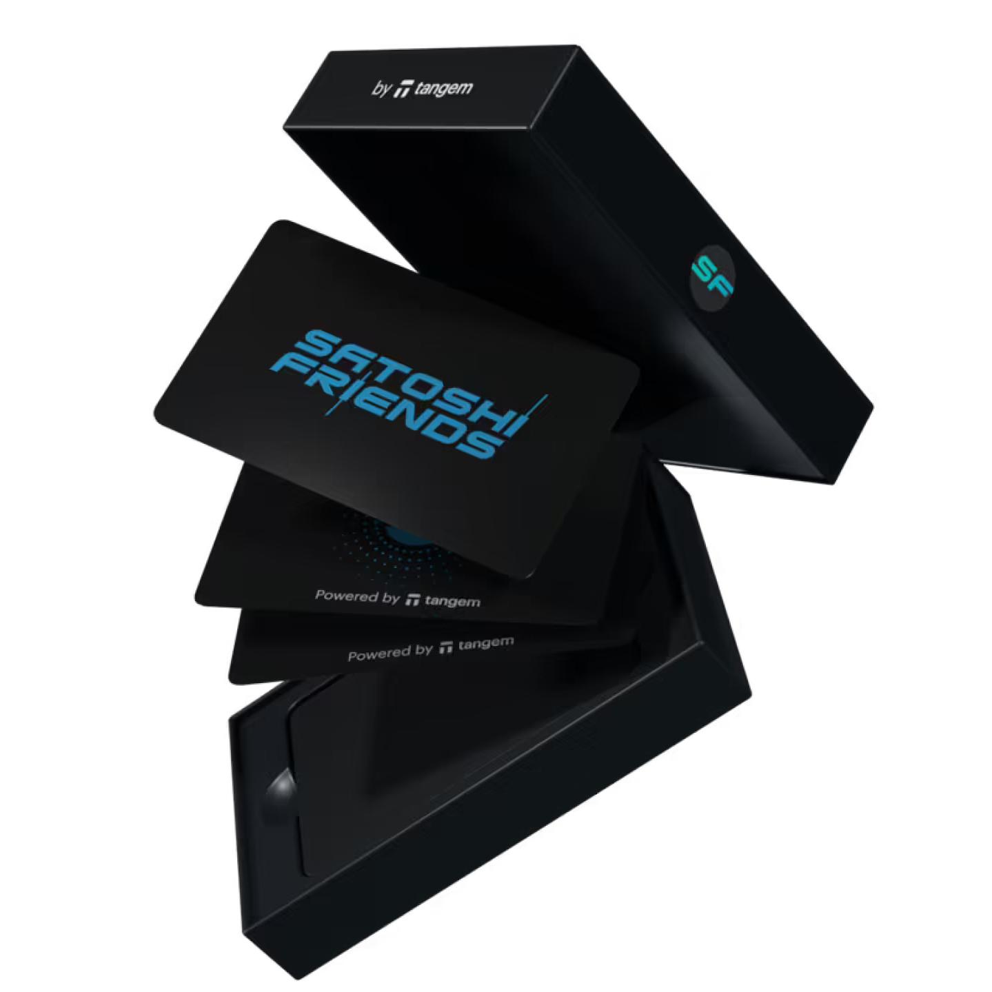 Криптокошелек Tangem 2.0 Satoshi Friends Wallet 3 шт. Черный (TG-SATOSHI) - фото 2 Криптокошелек Tangem 2.0 Satoshi Friends Wallet 3 шт. Черный (TG-SATOSHI) - фото 2