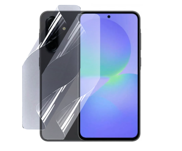 Противоударная гидрогелевая пленка Hydrogel Film для Samsung Galaxy A36 на заднюю панель Transparent (PL-3848)