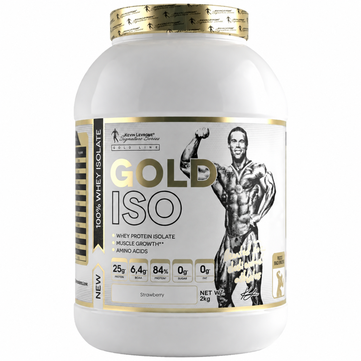 Изолят протеина Kevin Levrone Gold Iso Whey 2000 г Клубника (KEV-26136)
