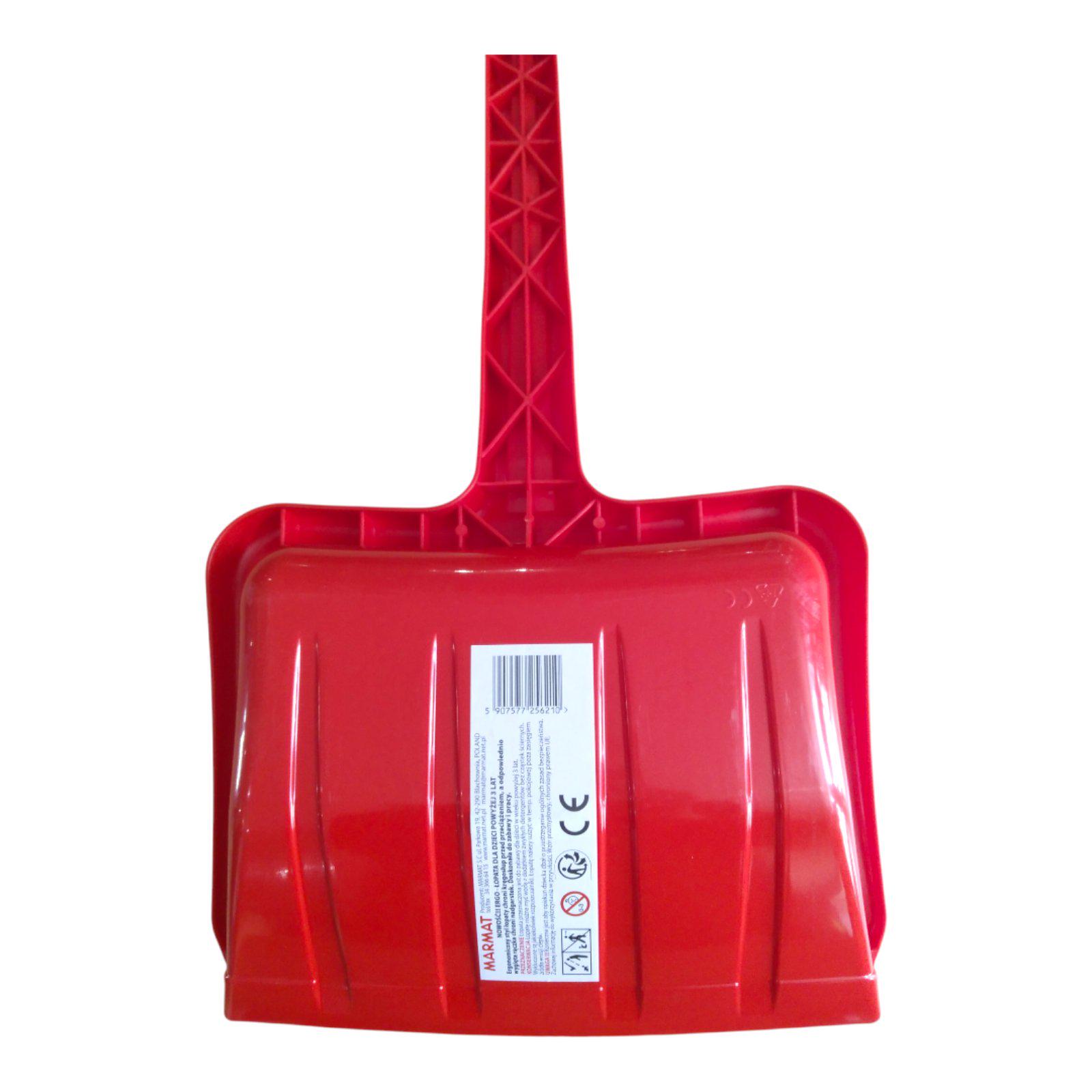 Лопата для снега детская Marmat Красный (11268) - фото 7 Лопата для снега детская Marmat Красный (11268) - фото 7