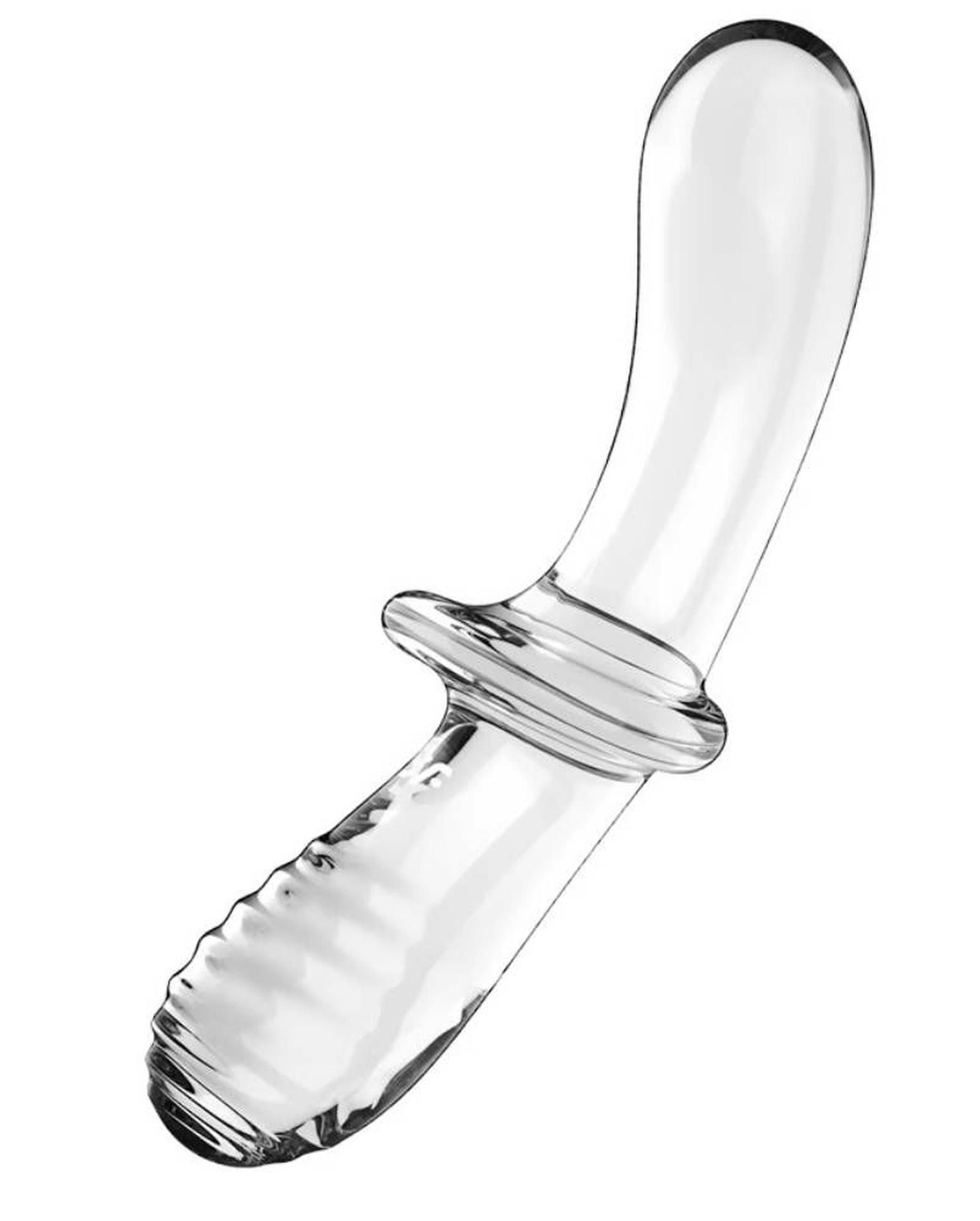 Фалоімітатор скляний Satisfyer Double Crystal Прозорий (663004045665)
