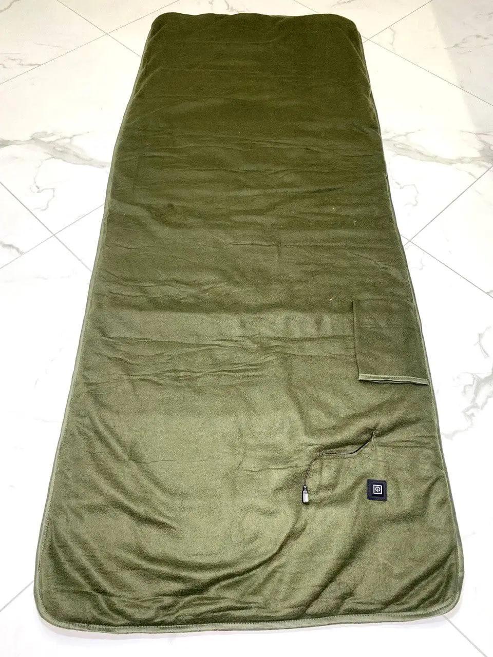 Коврик с USB-подогревом в спальный мешок 180х75 см Хаки