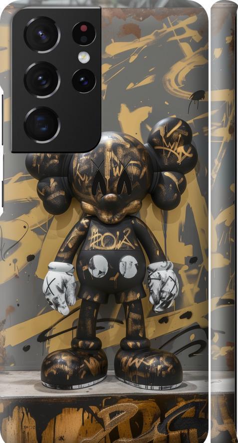 Чехол на Samsung Galaxy S21 Ultra (5G) Bronze kaws (6097m-2116-42517)