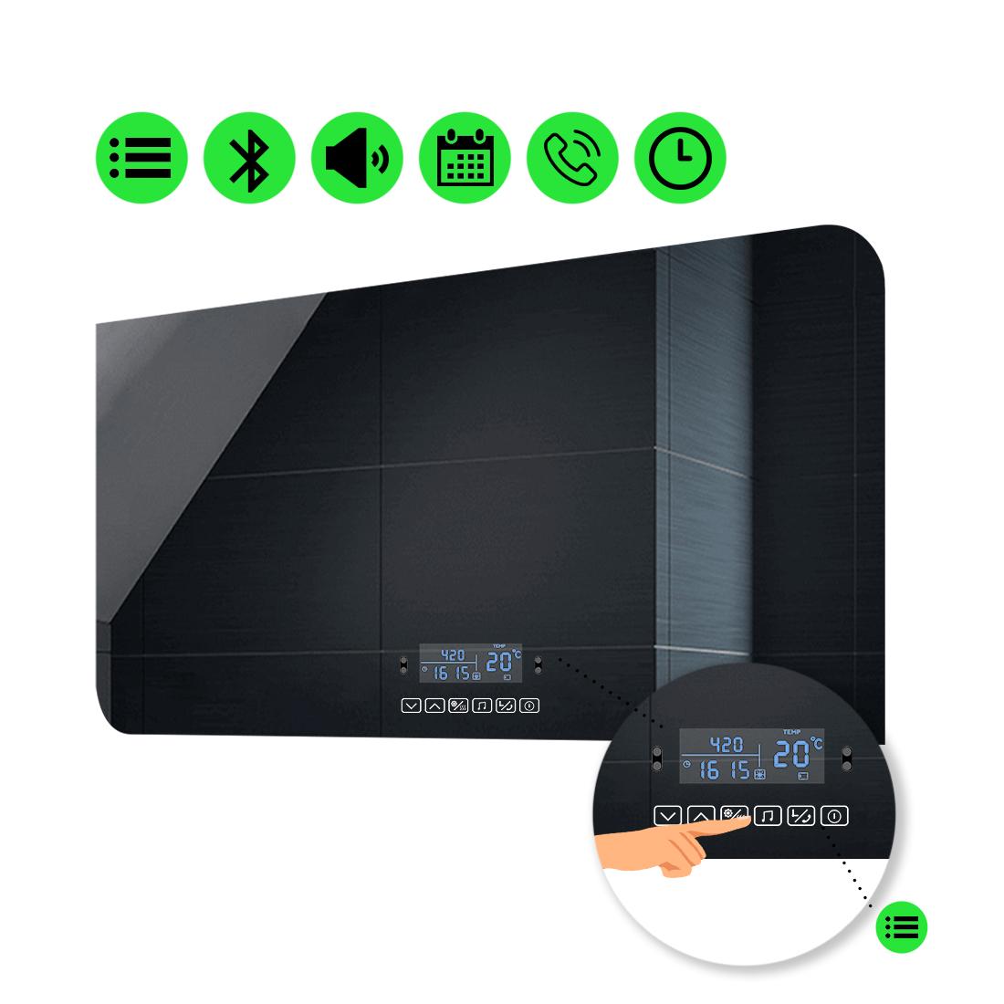 LED-зеркало 70x60 см с Smart-блоком модель Simona (Simonag16)