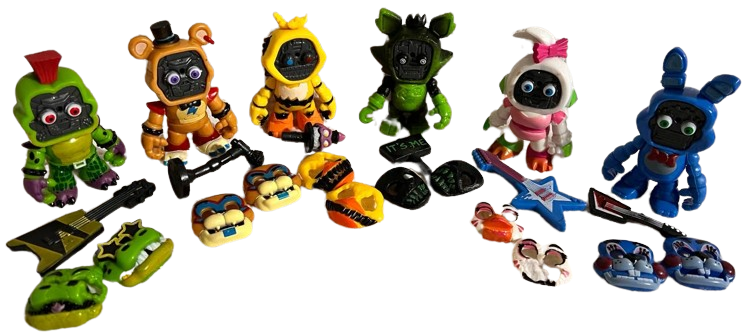 Набор фигурок FNAF Аниматроники Пять ночей с Фредди 6 фигурок (736)