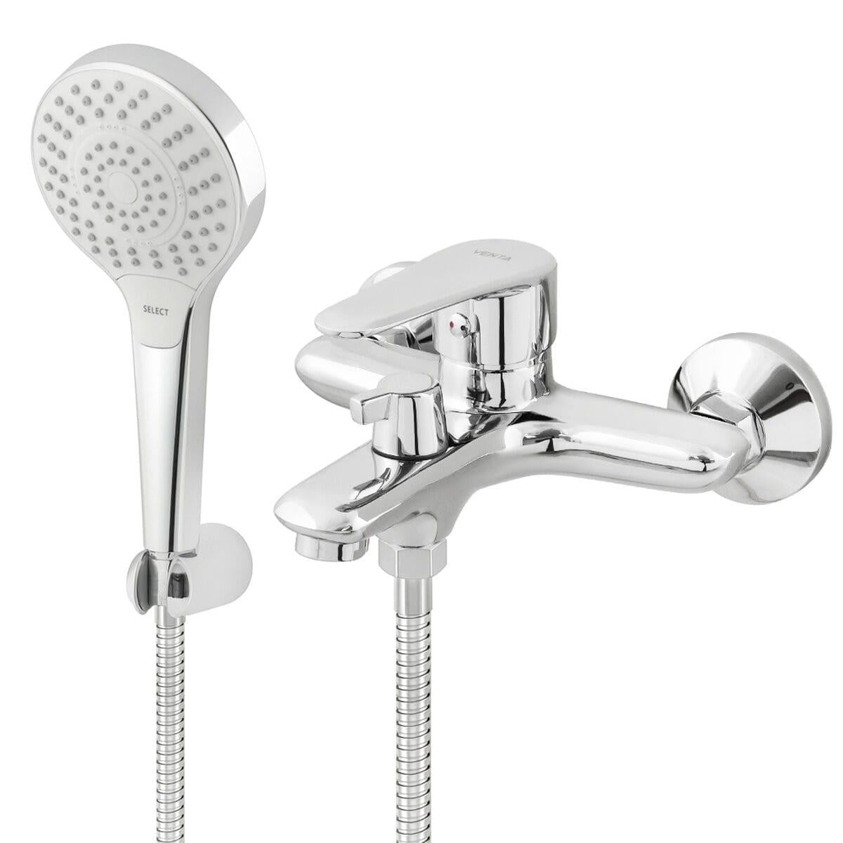 Смеситель для ванны Venta однорычажный с ручной воронкой Хром (VR326LC)