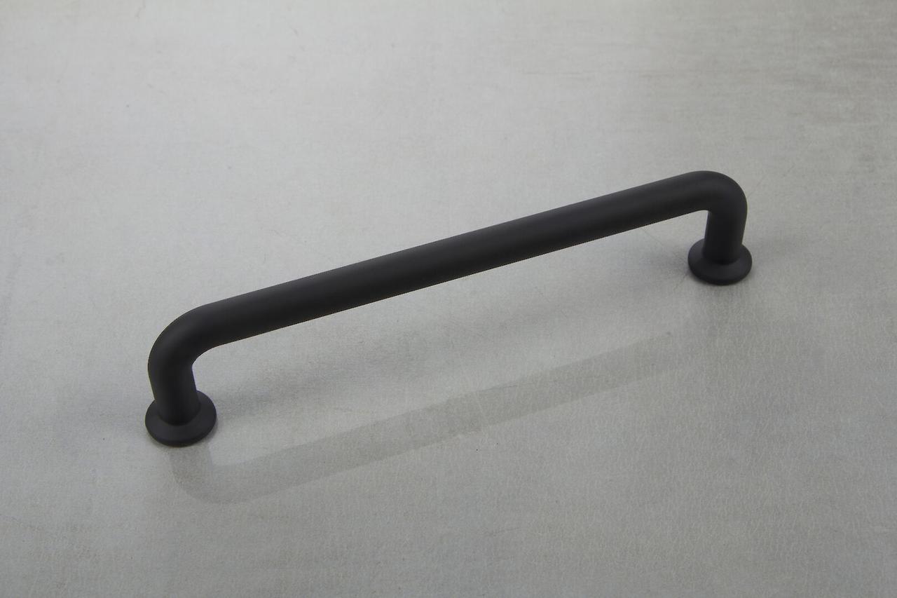 Мебельная ручка GTV NORD Черный матовый (UZ-NORD-128-20M)