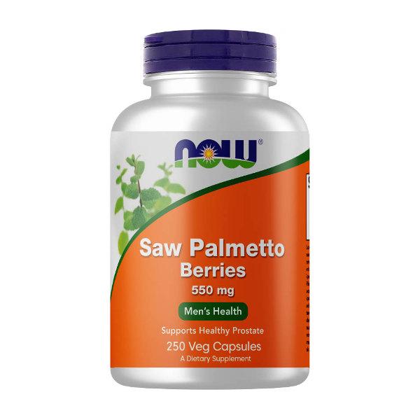 Добавка NOW Saw Palmetto Berries 550 mg 250 caps