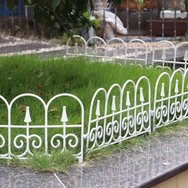 Заборчик декоративный для клумб и газона M00588-1 3 секции пластик - фото 9