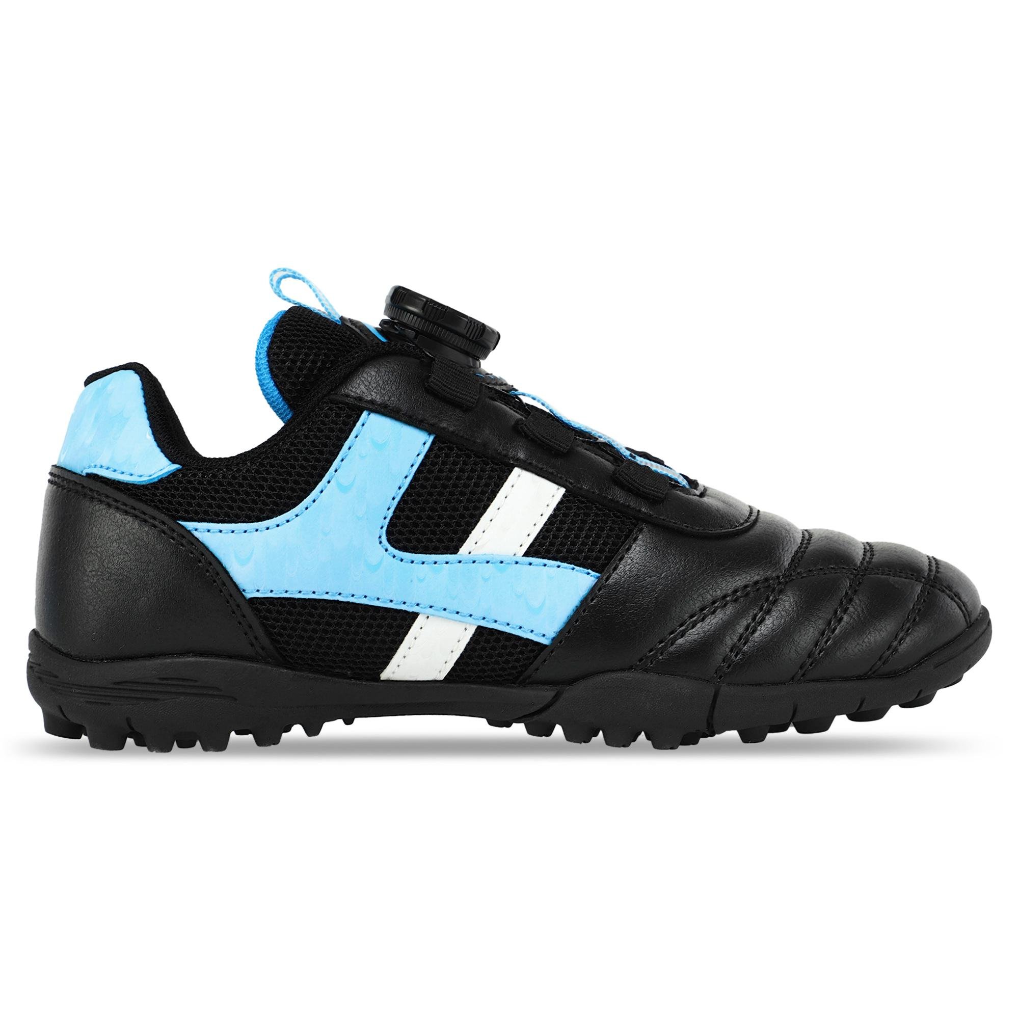 Сороконіжки футбольні дитячі GUANJUNBAO D01-32-38-1 р. 34 Чорний/Синій