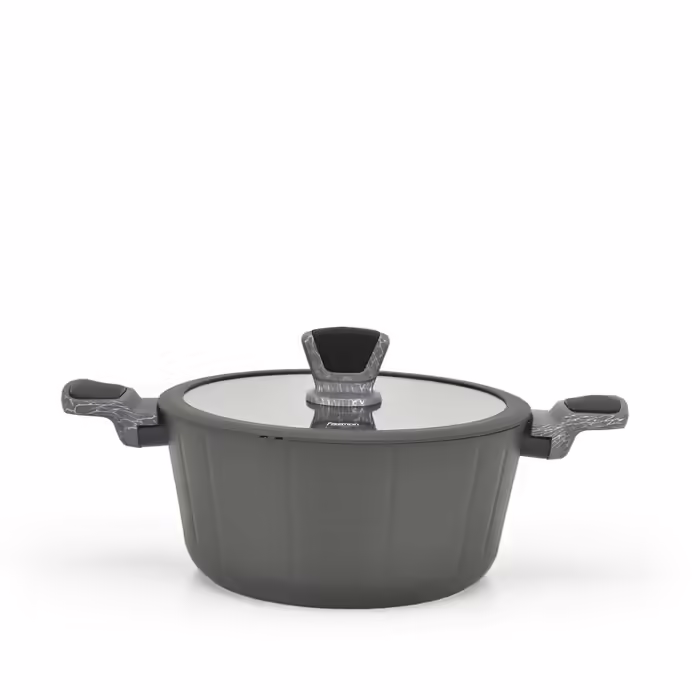 Кастрюля Fissman STELLA 24 см Черный