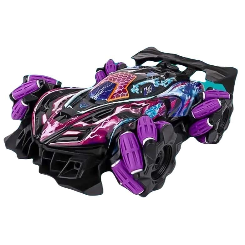 Машинка перевeртыш Spray Car 21003 с парогенератором и управлением от руки Purple (3_03900)