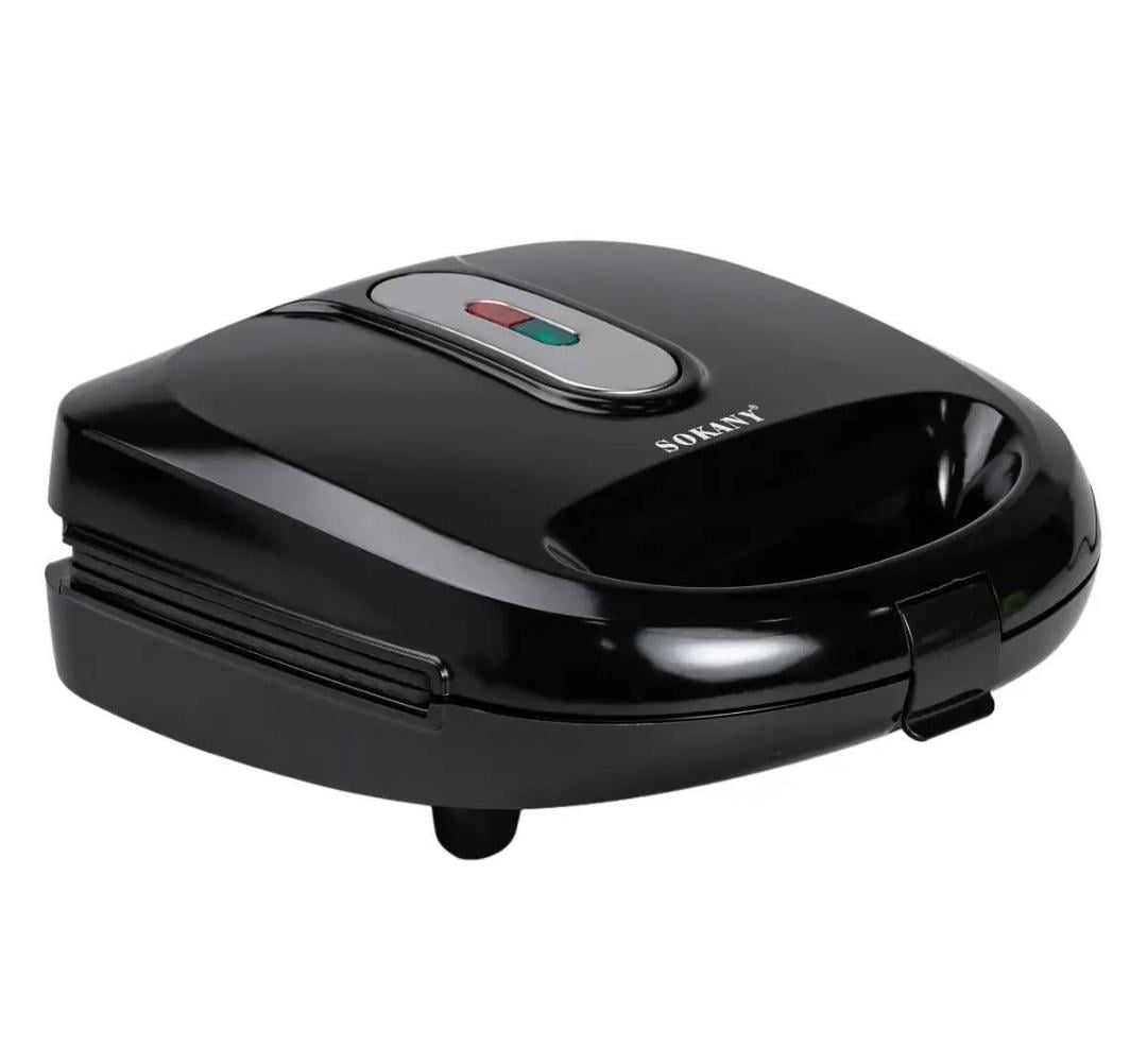 Мультимейкер Sokany SK-08021 пластины с антипригарным покрытием 10в1 750 Вт Черный (SK-08021)