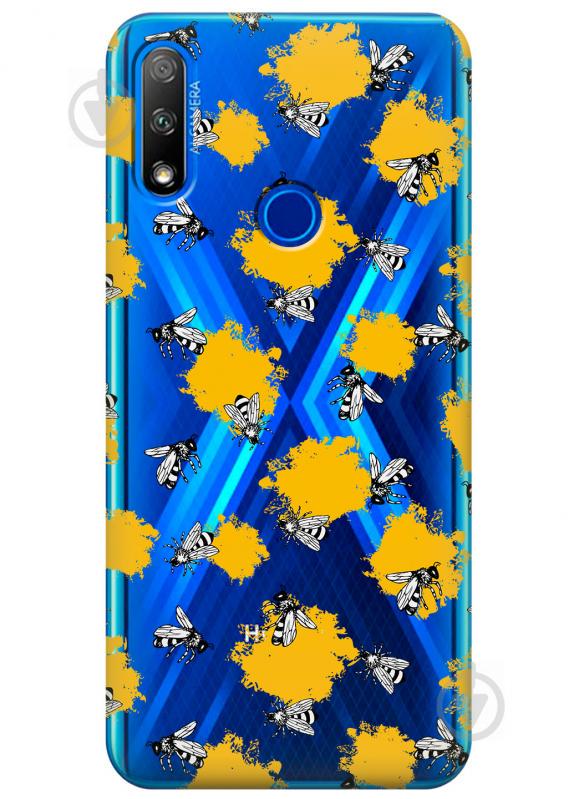 Прозрачный силиконовый чехол iSwag для Huawei Honor 9X с рисунком - Пчелы (KS2702) Прозрачный силиконовый чехол iSwag для Huawei Honor 9X с рисунком - Пчелы (KS2702)