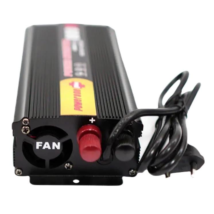 Преобразователь напряжения Powerone Plus UPS-800W с функцией зарядки 800W DC/AC 12V-220V Black (2413402206) - фото 5 Преобразователь напряжения Powerone Plus UPS-800W с функцией зарядки 800W DC/AC 12V-220V Black (2413402206) - фото 5