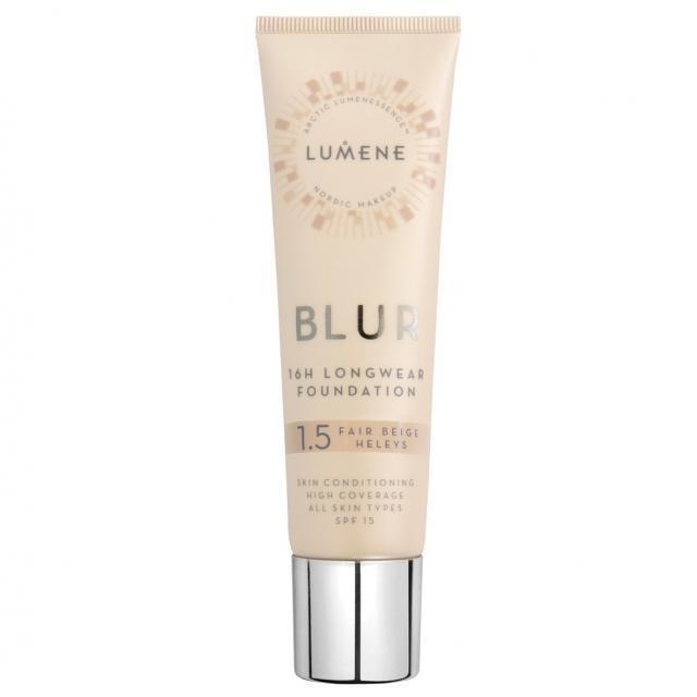 Крем тональный стойкий Lumene Blur 16H longwear Foundation Spf 15 1.5 Fair Beige 30 мл (2579529262)