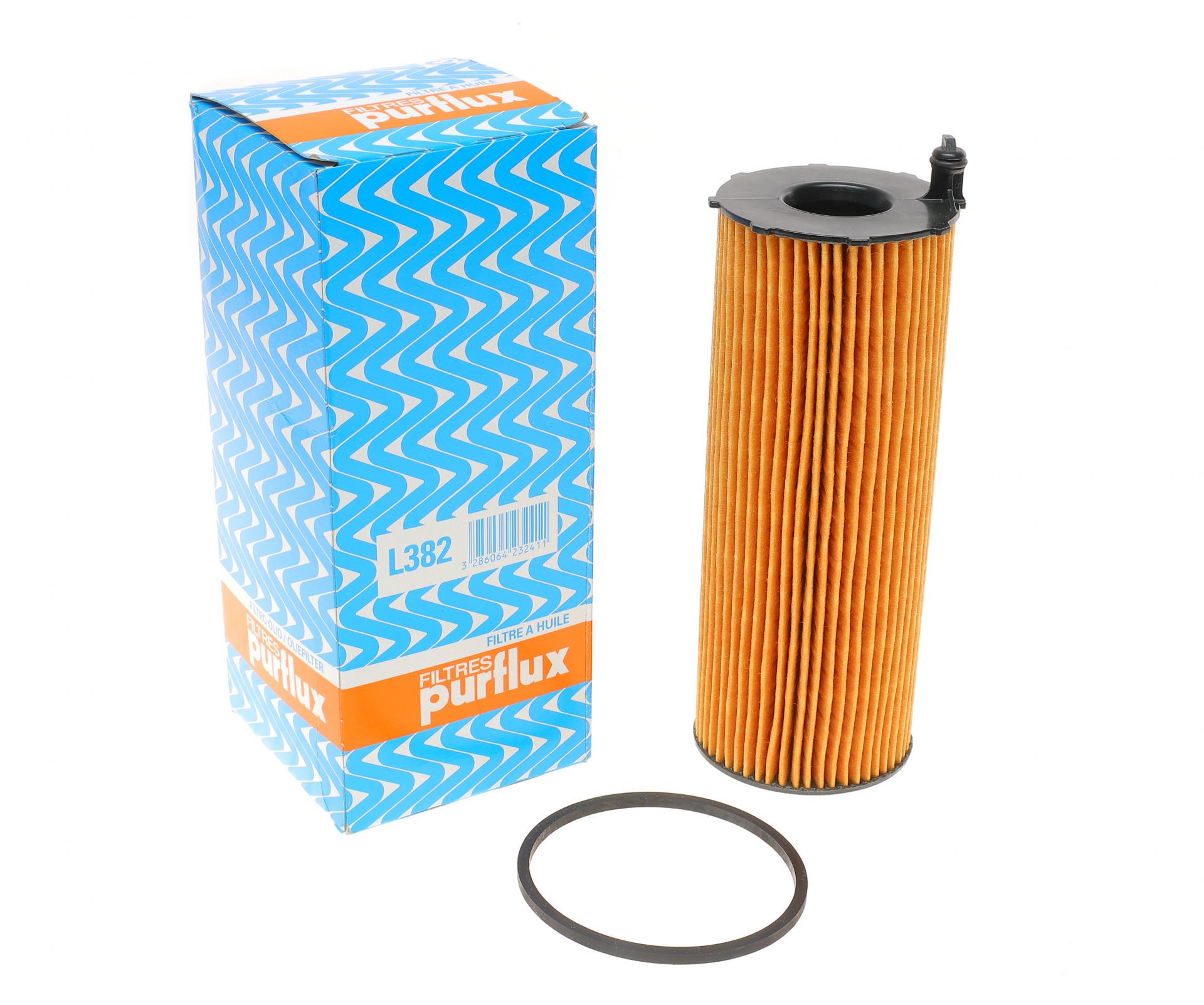 Фильтр масляный PURFLUX для Audi A4/A6/A8/Q7 2,7-4,2 TDI 03- (L382)