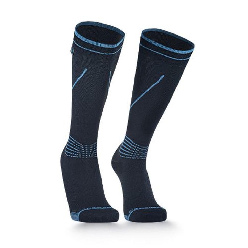 Шкарпетки водонепроникні Dexshell Longlite Socks 2.0 блакитні смуги XL р. 47-49