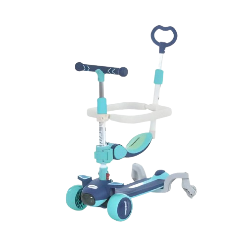 Самокат JR 3-114-02 5в1 Синий Самокат JR 3-114-02 5в1 Синий